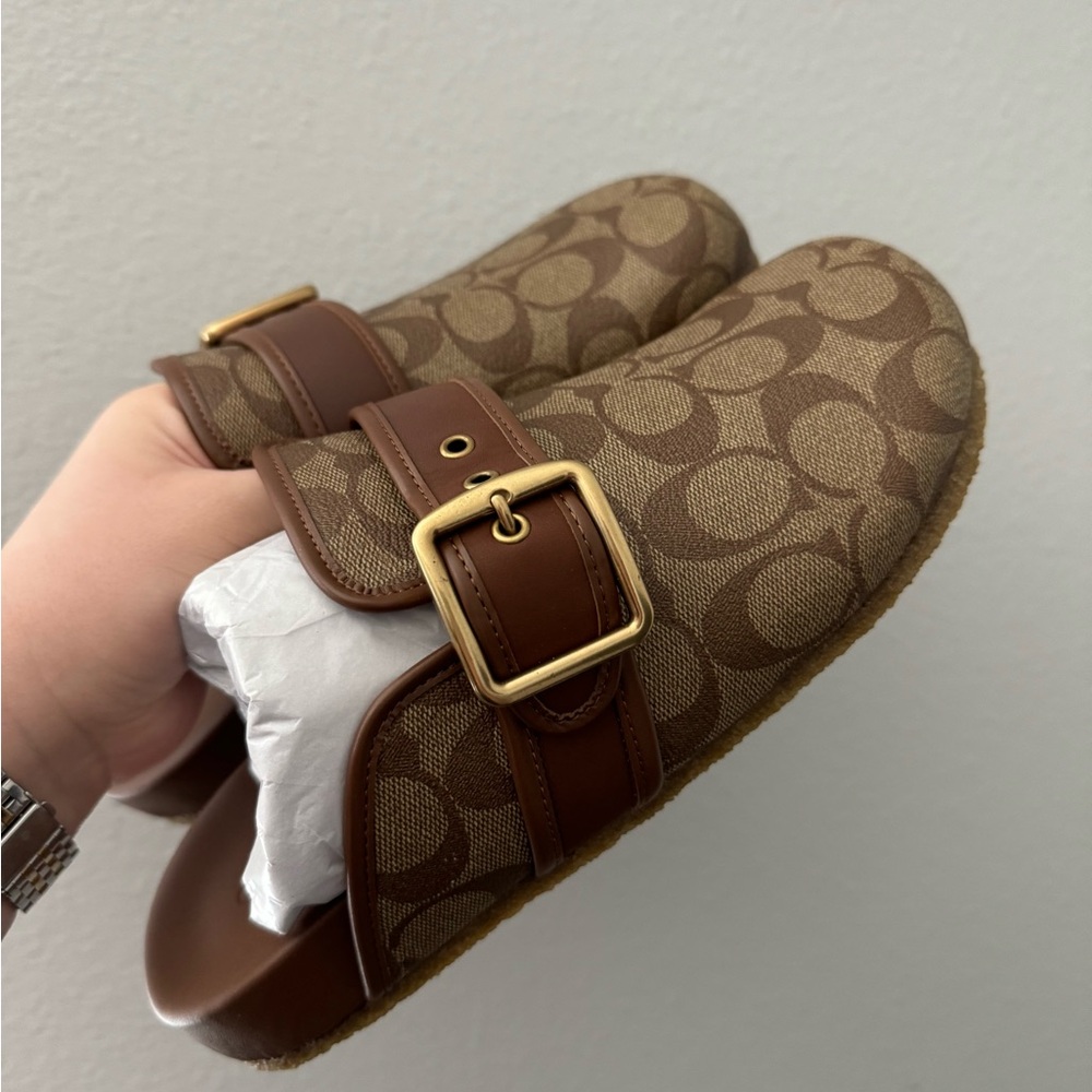 Coach signature clogs